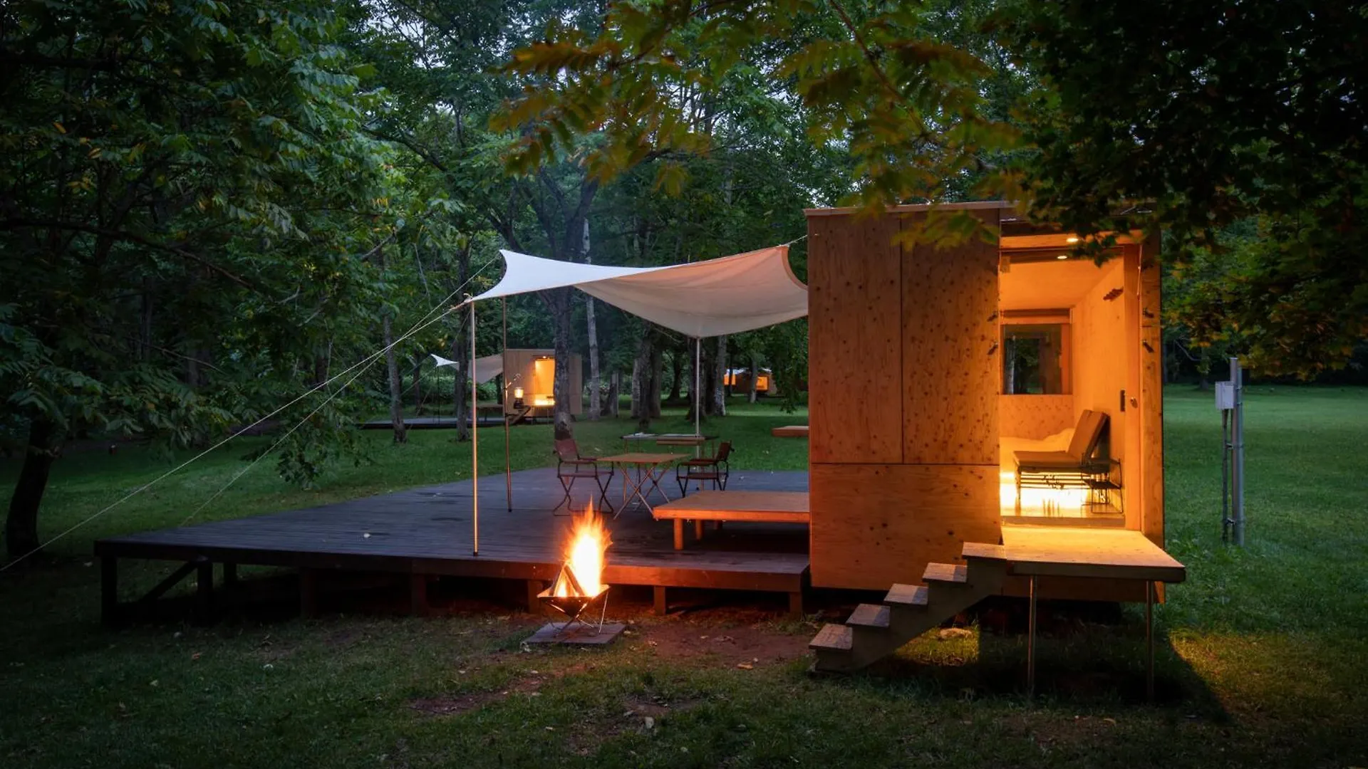 Snow Peak Jyubako（Akaigawa Tomo Playpark） Hotel Luxury tent Akaigawa